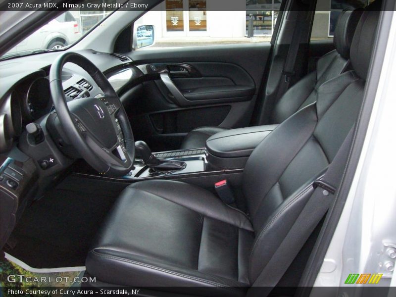 Nimbus Gray Metallic / Ebony 2007 Acura MDX