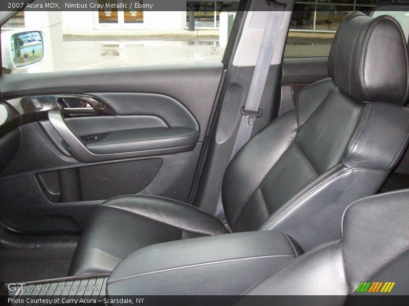 Nimbus Gray Metallic / Ebony 2007 Acura MDX