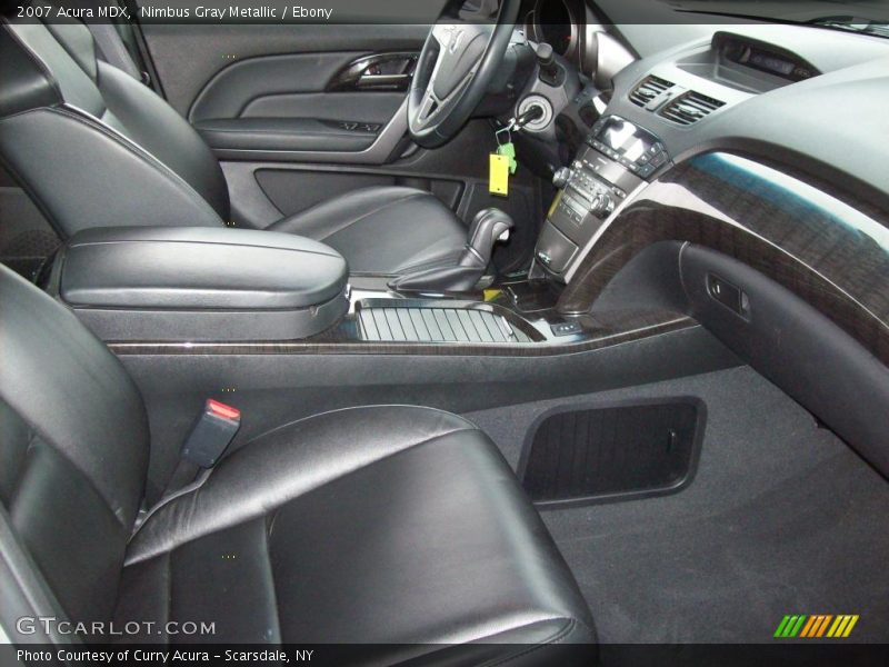 Nimbus Gray Metallic / Ebony 2007 Acura MDX