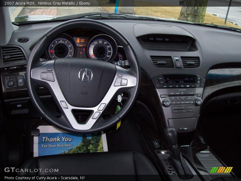 Nimbus Gray Metallic / Ebony 2007 Acura MDX