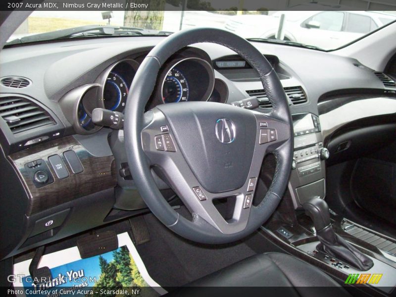 Nimbus Gray Metallic / Ebony 2007 Acura MDX