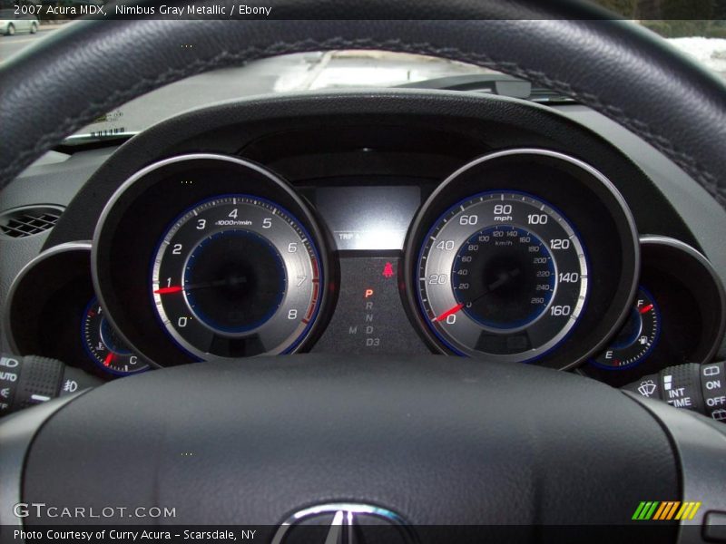 Nimbus Gray Metallic / Ebony 2007 Acura MDX