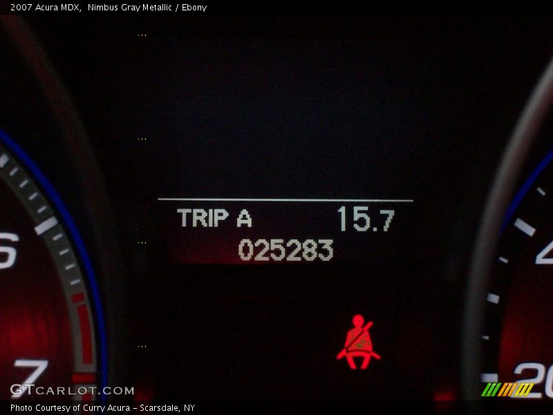 Nimbus Gray Metallic / Ebony 2007 Acura MDX