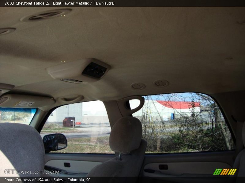 Light Pewter Metallic / Tan/Neutral 2003 Chevrolet Tahoe LS