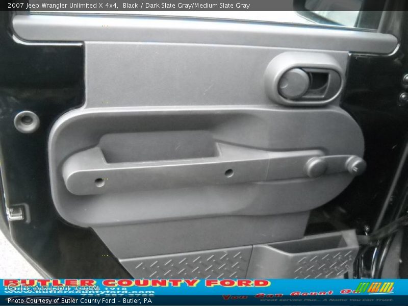 Black / Dark Slate Gray/Medium Slate Gray 2007 Jeep Wrangler Unlimited X 4x4