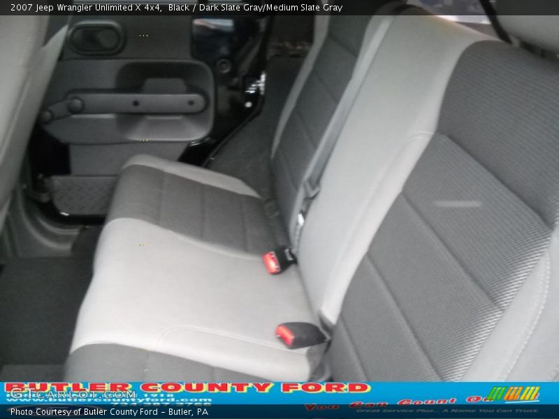 Black / Dark Slate Gray/Medium Slate Gray 2007 Jeep Wrangler Unlimited X 4x4