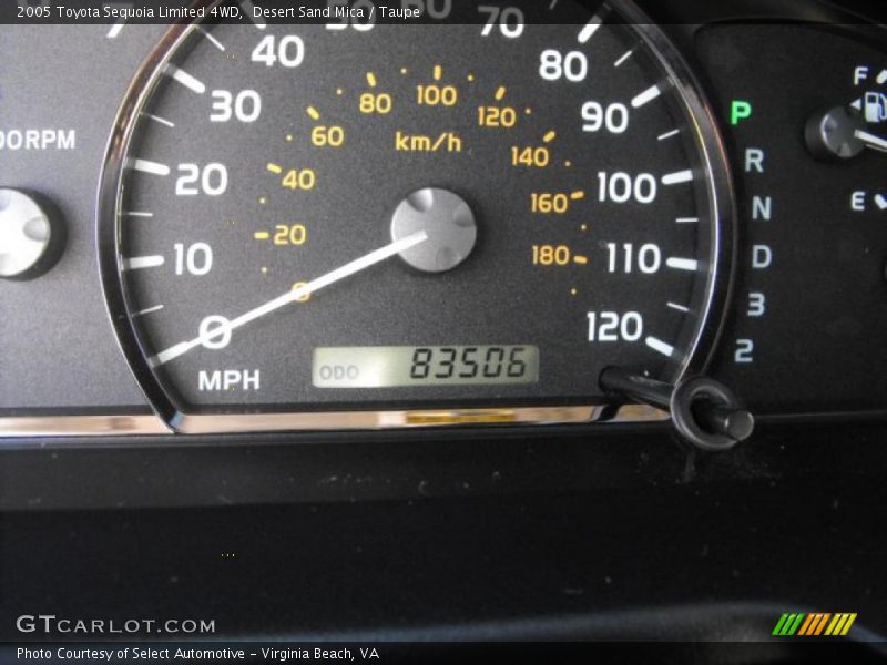 Desert Sand Mica / Taupe 2005 Toyota Sequoia Limited 4WD