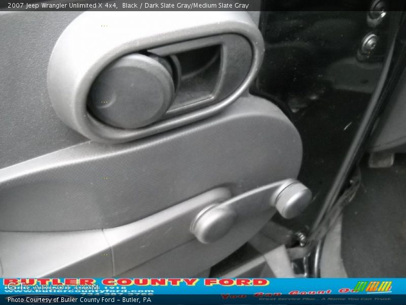 Black / Dark Slate Gray/Medium Slate Gray 2007 Jeep Wrangler Unlimited X 4x4