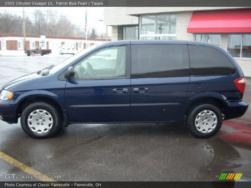 Patriot Blue Pearl / Taupe 2003 Chrysler Voyager LX
