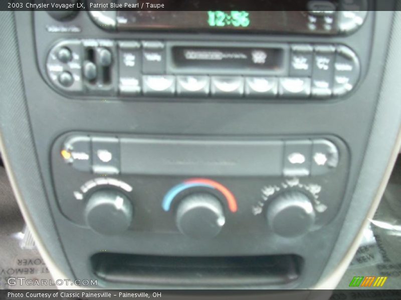 Patriot Blue Pearl / Taupe 2003 Chrysler Voyager LX