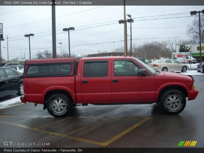 Fire Red / Graphite 2002 GMC Sonoma SLS Crew Cab 4x4