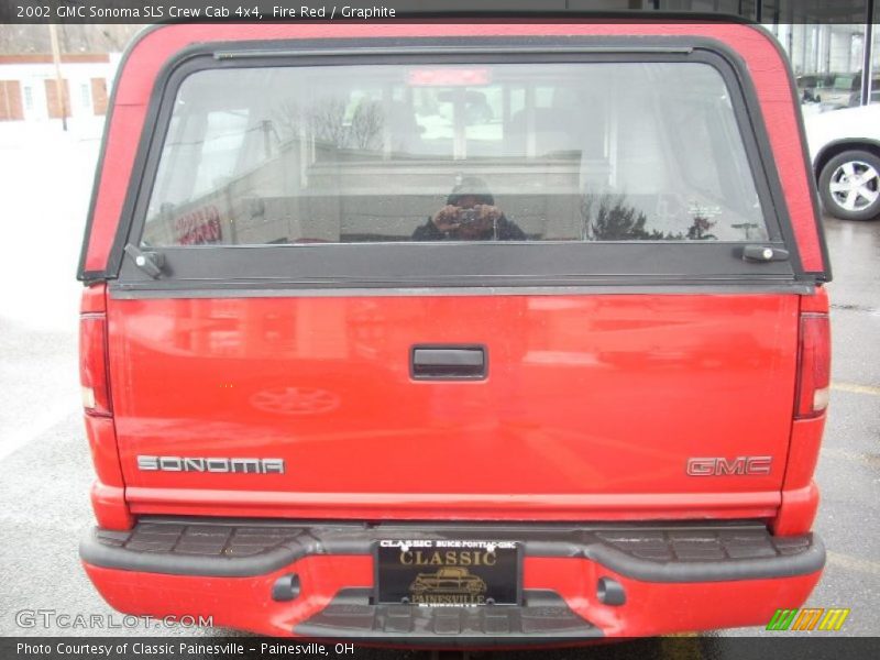 Fire Red / Graphite 2002 GMC Sonoma SLS Crew Cab 4x4