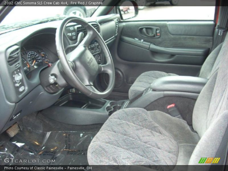 Fire Red / Graphite 2002 GMC Sonoma SLS Crew Cab 4x4