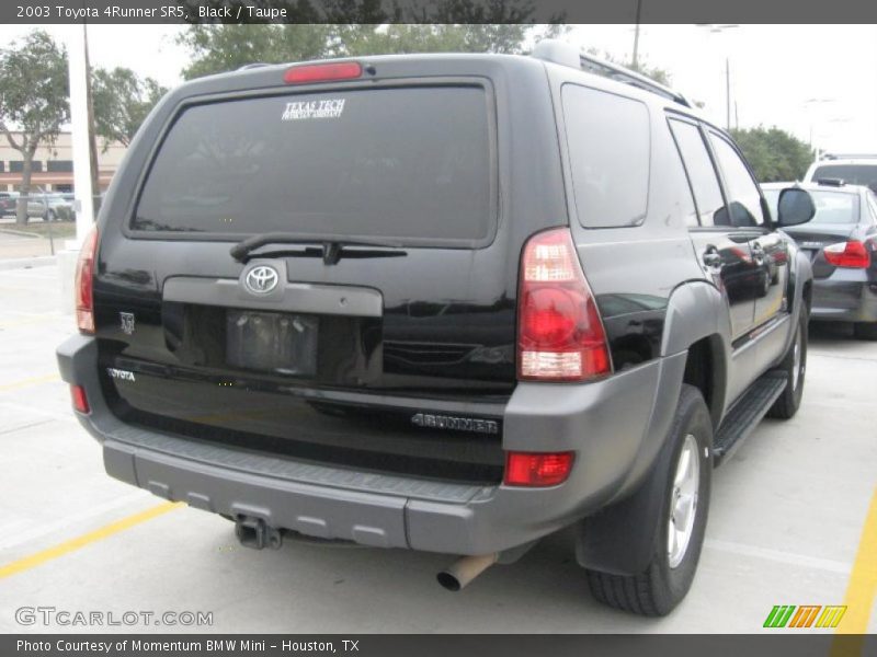 Black / Taupe 2003 Toyota 4Runner SR5
