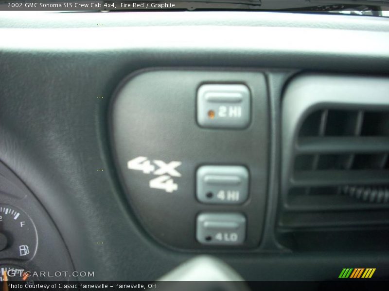 Fire Red / Graphite 2002 GMC Sonoma SLS Crew Cab 4x4