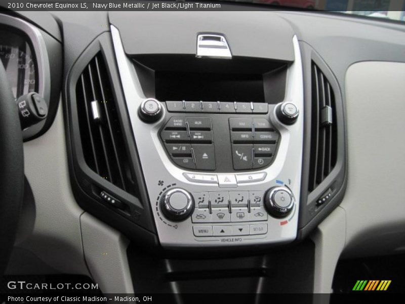 Navy Blue Metallic / Jet Black/Light Titanium 2010 Chevrolet Equinox LS