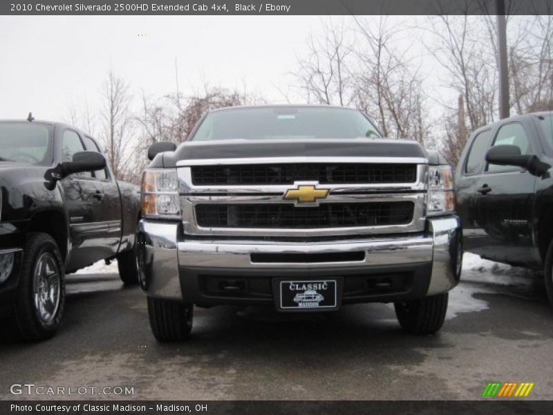 Black / Ebony 2010 Chevrolet Silverado 2500HD Extended Cab 4x4