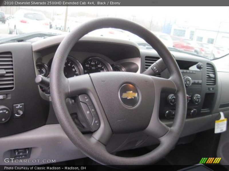 Black / Ebony 2010 Chevrolet Silverado 2500HD Extended Cab 4x4