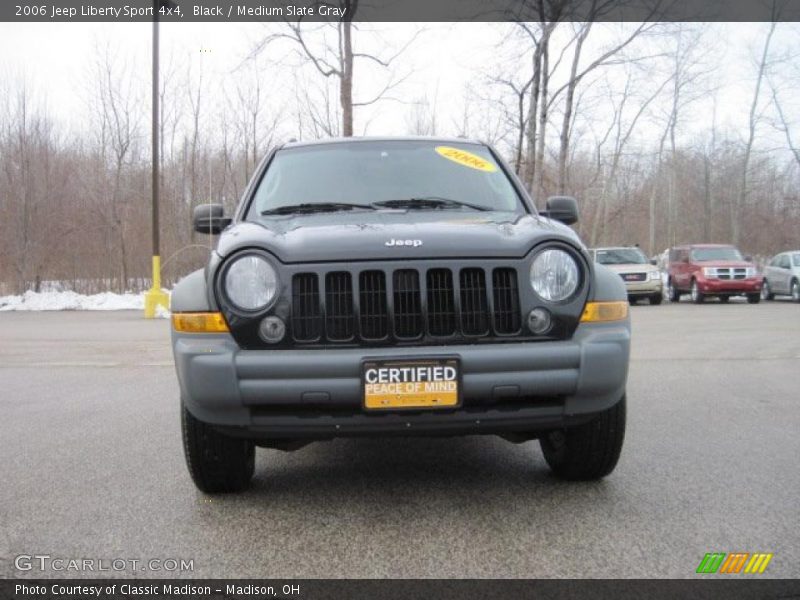 Black / Medium Slate Gray 2006 Jeep Liberty Sport 4x4