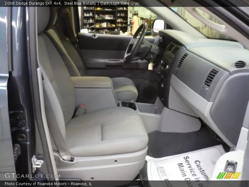 Steel Blue Metallic / Dark/Light Slate Gray 2008 Dodge Durango SXT 4x4