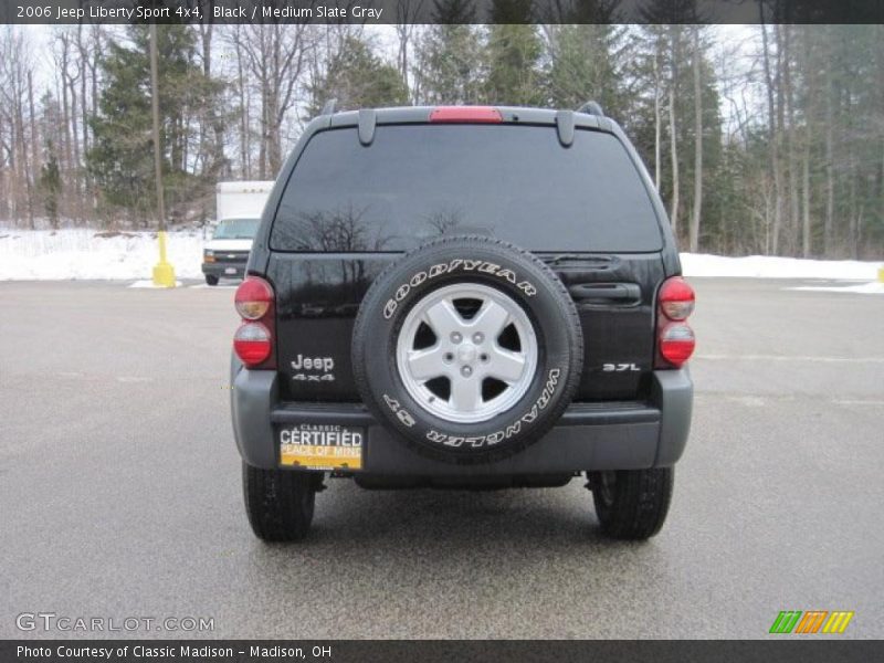 Black / Medium Slate Gray 2006 Jeep Liberty Sport 4x4