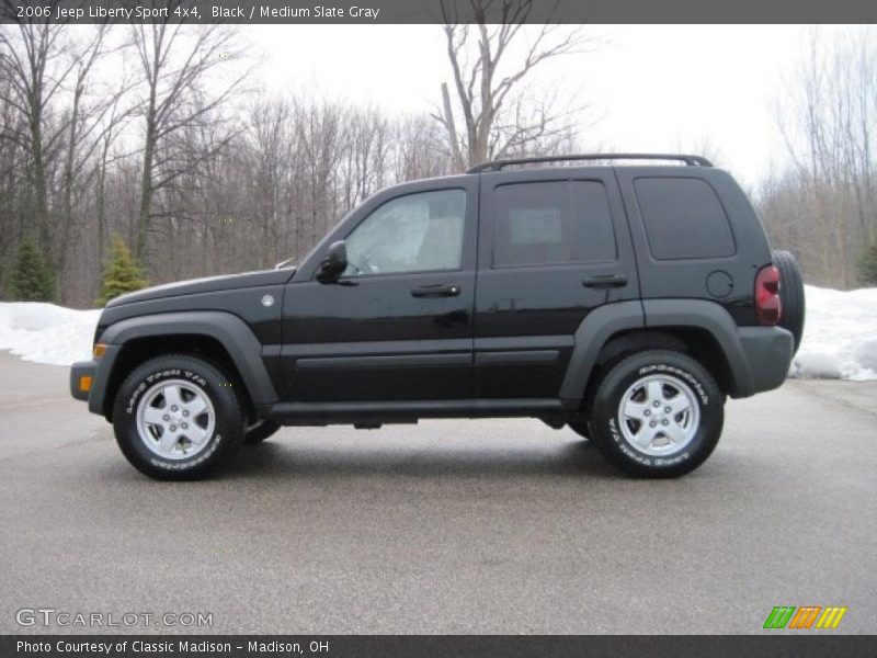 Black / Medium Slate Gray 2006 Jeep Liberty Sport 4x4