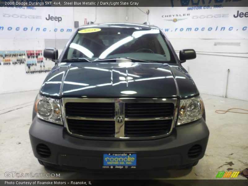 Steel Blue Metallic / Dark/Light Slate Gray 2008 Dodge Durango SXT 4x4