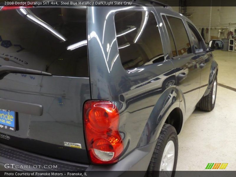 Steel Blue Metallic / Dark/Light Slate Gray 2008 Dodge Durango SXT 4x4