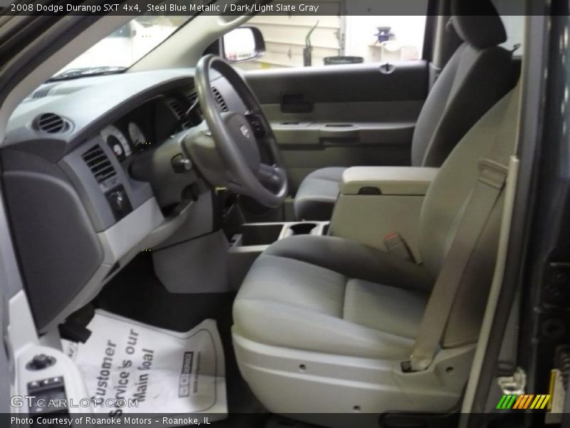 Steel Blue Metallic / Dark/Light Slate Gray 2008 Dodge Durango SXT 4x4