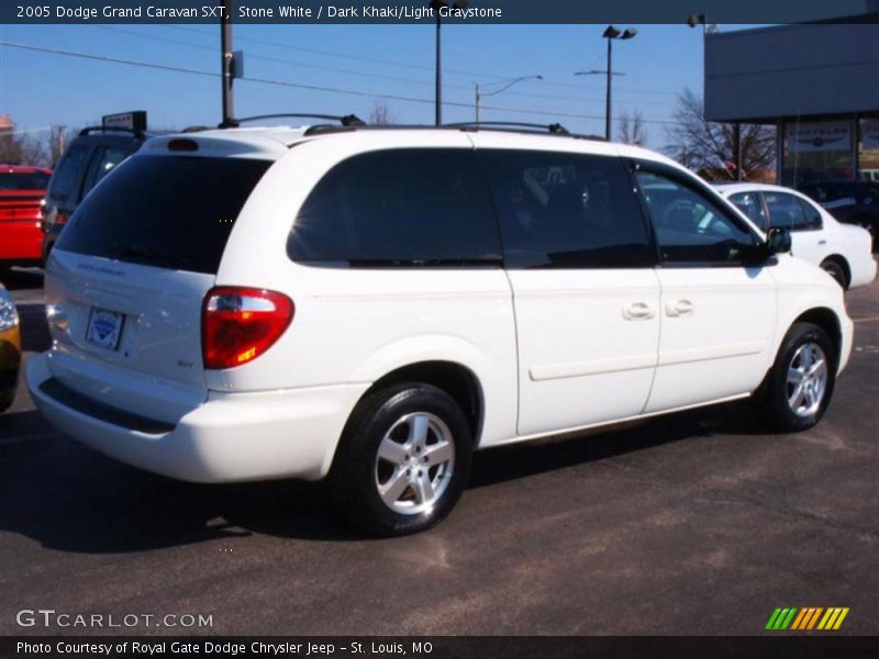 Stone White / Dark Khaki/Light Graystone 2005 Dodge Grand Caravan SXT