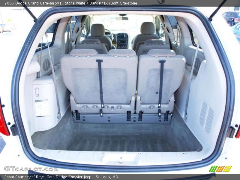 Stone White / Dark Khaki/Light Graystone 2005 Dodge Grand Caravan SXT