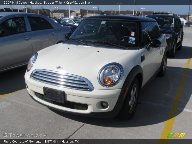 Pepper White / Grey/Carbon Black 2007 Mini Cooper Hardtop