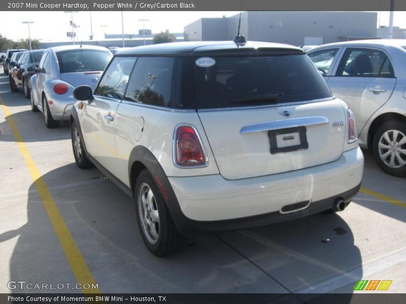Pepper White / Grey/Carbon Black 2007 Mini Cooper Hardtop