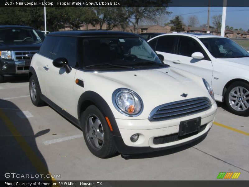 Pepper White / Grey/Carbon Black 2007 Mini Cooper Hardtop