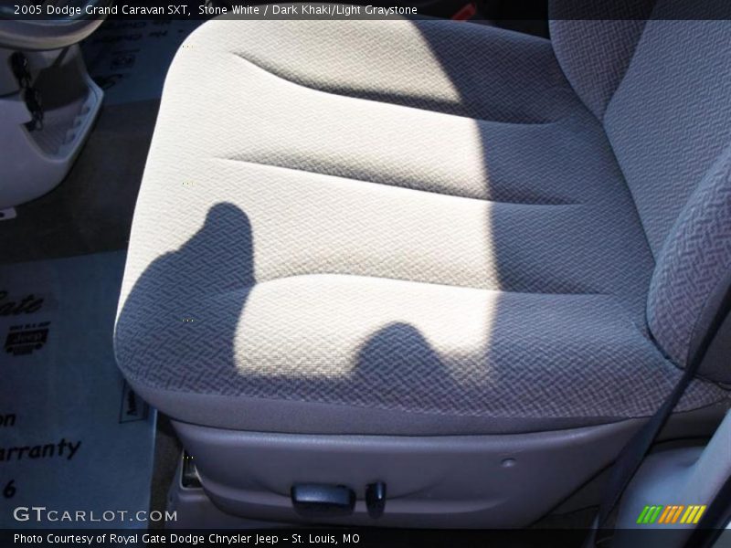 Stone White / Dark Khaki/Light Graystone 2005 Dodge Grand Caravan SXT
