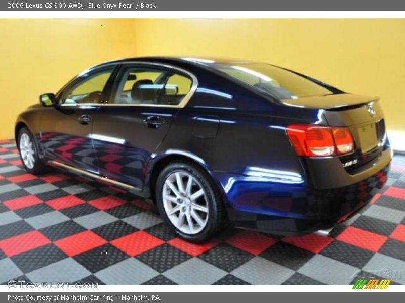 Blue Onyx Pearl / Black 2006 Lexus GS 300 AWD