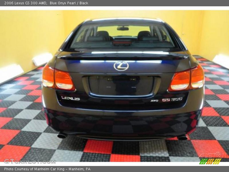 Blue Onyx Pearl / Black 2006 Lexus GS 300 AWD