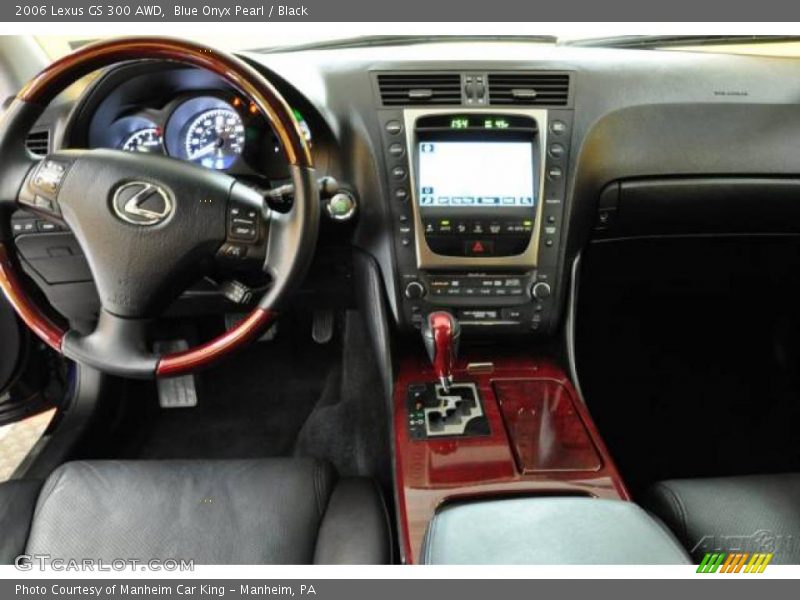 Blue Onyx Pearl / Black 2006 Lexus GS 300 AWD