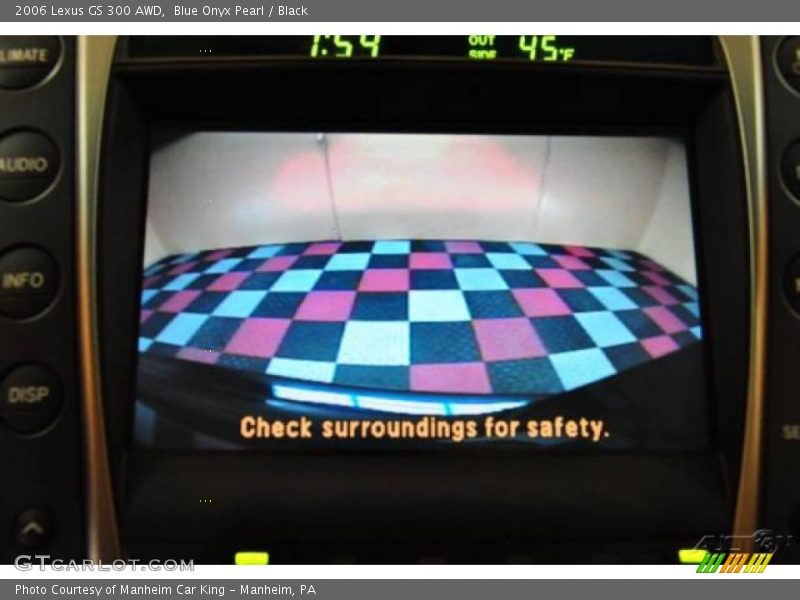 Blue Onyx Pearl / Black 2006 Lexus GS 300 AWD