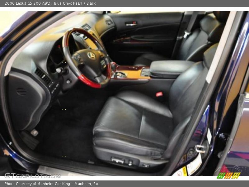 Blue Onyx Pearl / Black 2006 Lexus GS 300 AWD