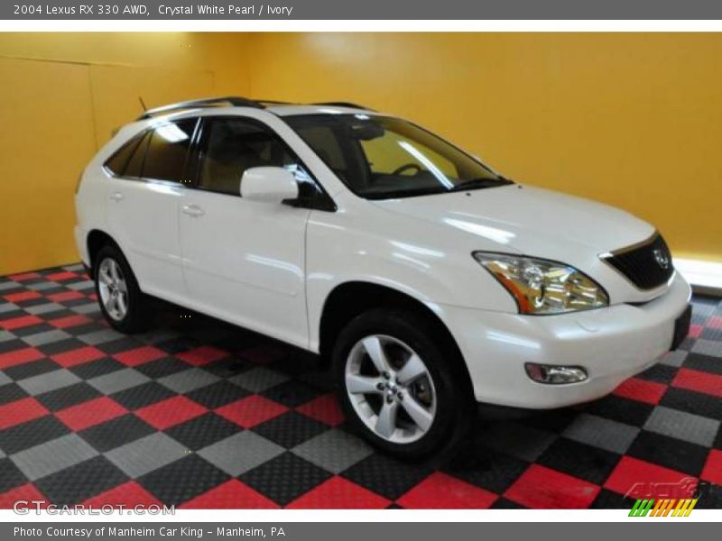 Crystal White Pearl / Ivory 2004 Lexus RX 330 AWD