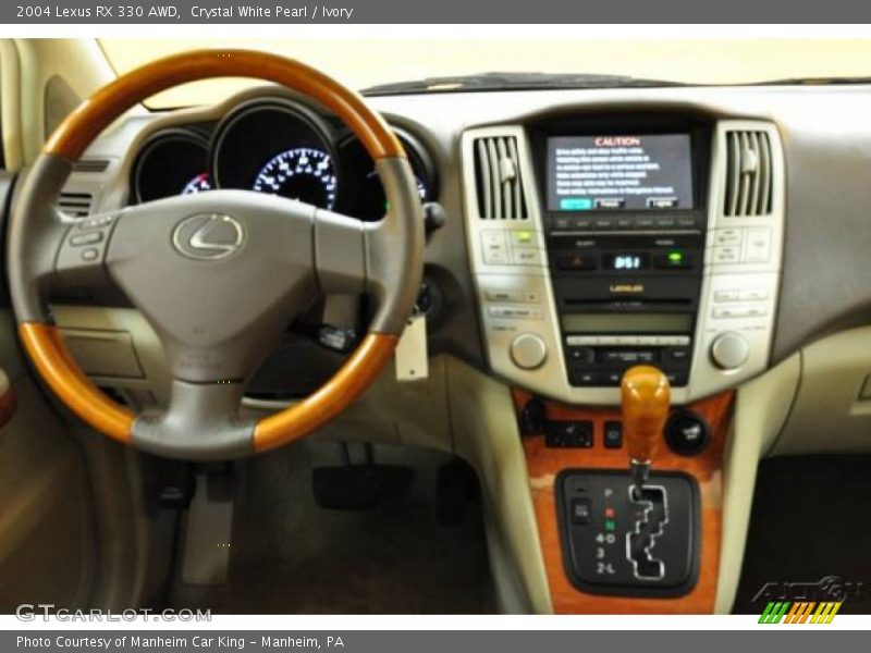 Crystal White Pearl / Ivory 2004 Lexus RX 330 AWD