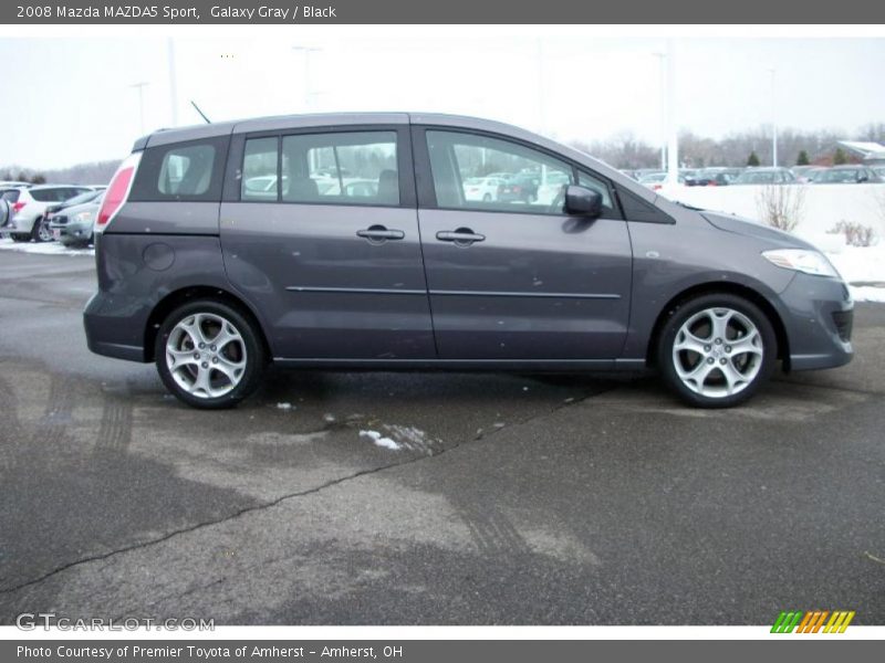 Galaxy Gray / Black 2008 Mazda MAZDA5 Sport