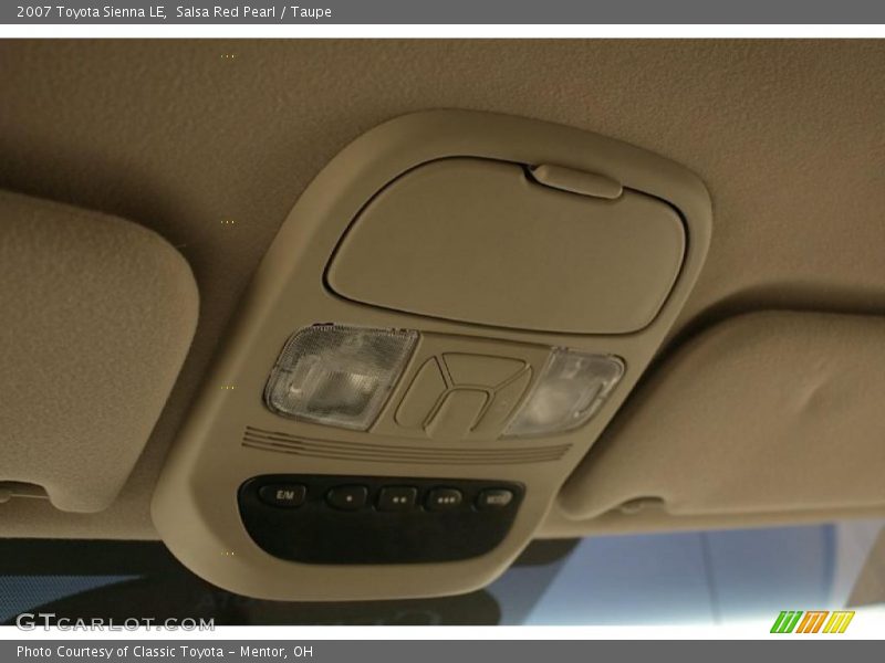 Salsa Red Pearl / Taupe 2007 Toyota Sienna LE