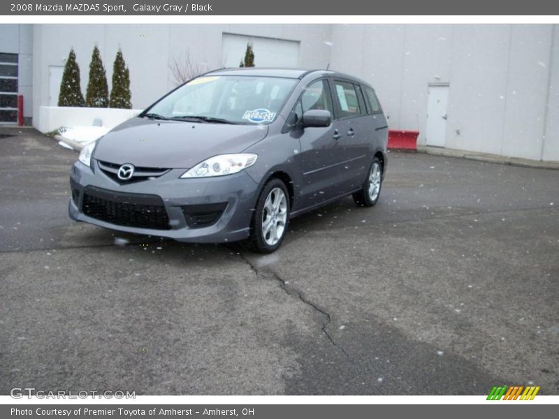 Galaxy Gray / Black 2008 Mazda MAZDA5 Sport