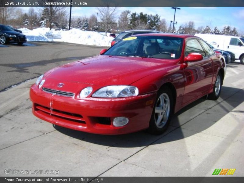 Renaissance Red / Beige 1998 Lexus SC 300