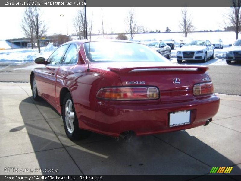 Renaissance Red / Beige 1998 Lexus SC 300