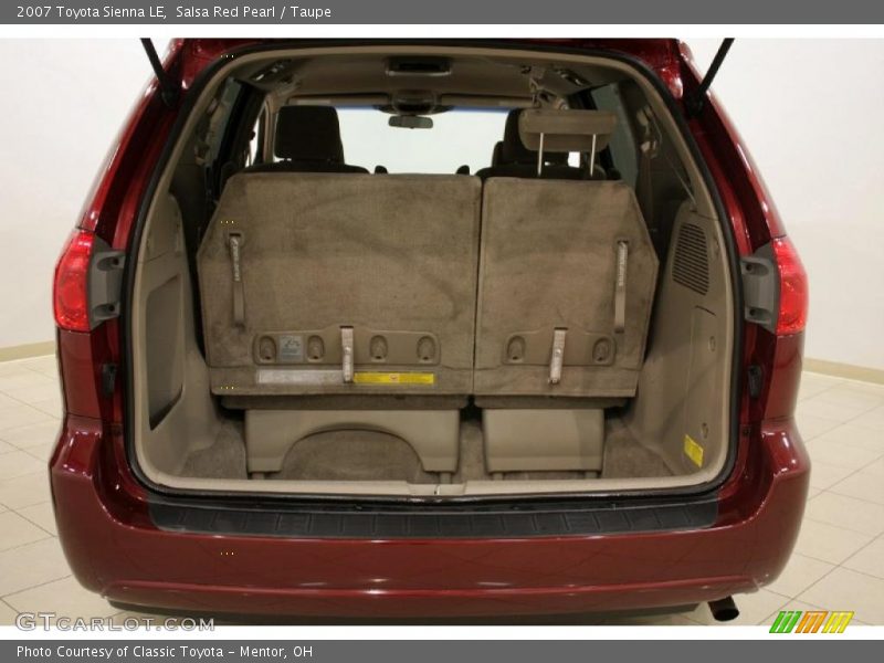 Salsa Red Pearl / Taupe 2007 Toyota Sienna LE
