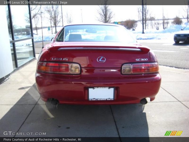 Renaissance Red / Beige 1998 Lexus SC 300