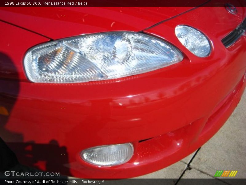Renaissance Red / Beige 1998 Lexus SC 300